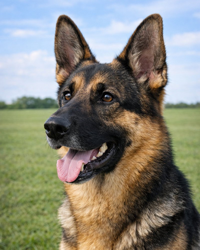 Shep the German Shepherd